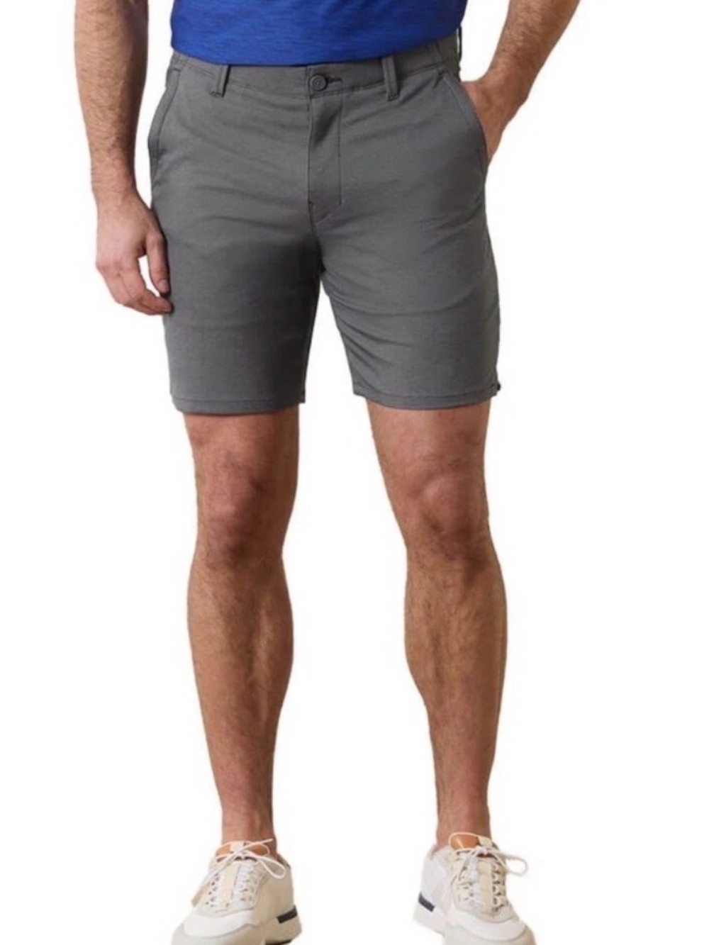 TOMMY BAHAMA MENS ISLANDZONE ON PAR SHORT 8"  GRAY SIZE 42X8 NWOT